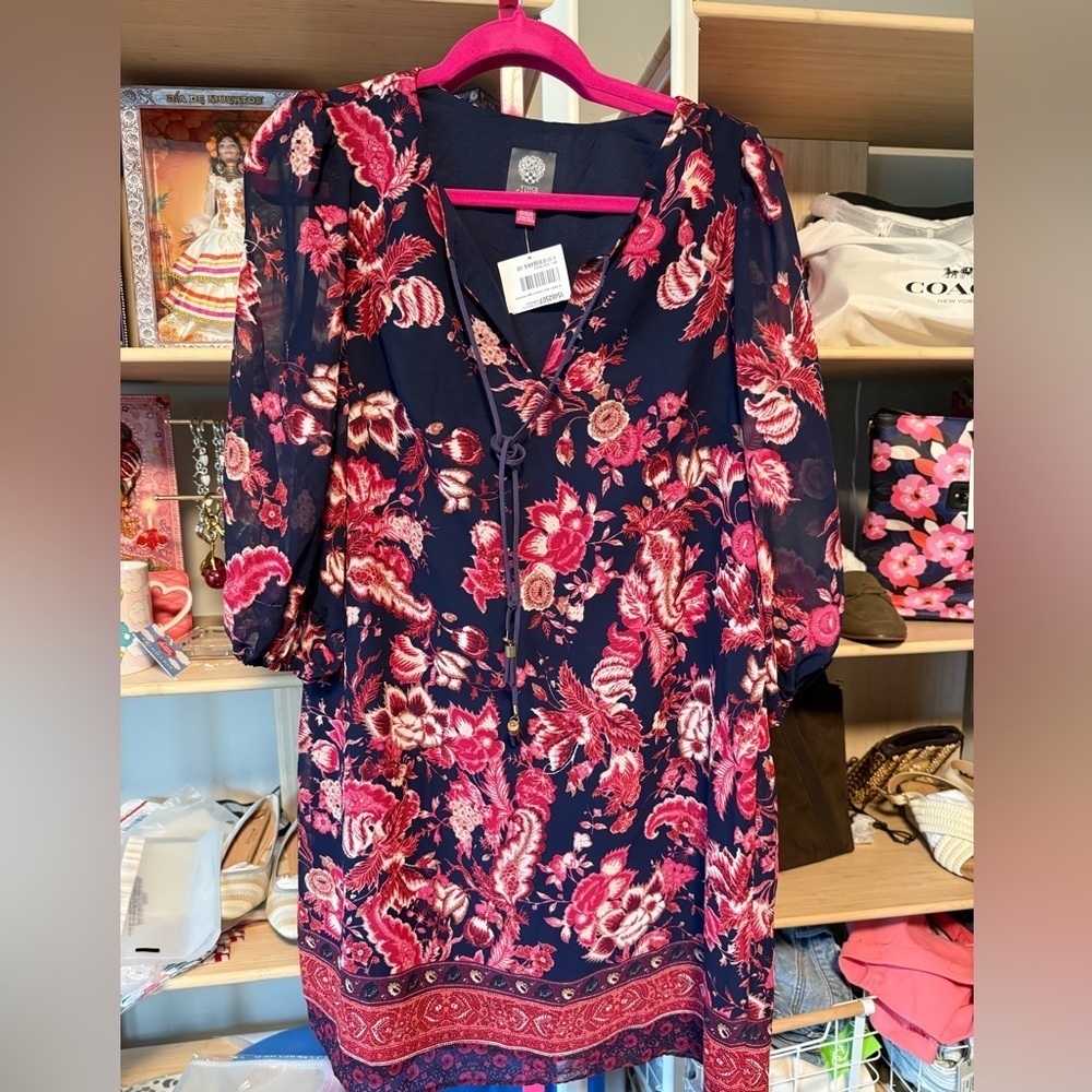 Vince Camuto Floral Print Dress | Size 10 | NWOT - Picture 3 of 6